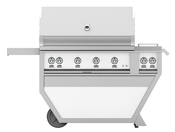 42″ Hestan Outdoor Deluxe Grill with Double Side Burner (1 SEAR BURNER AND 3 TRELLIS BURNERS)