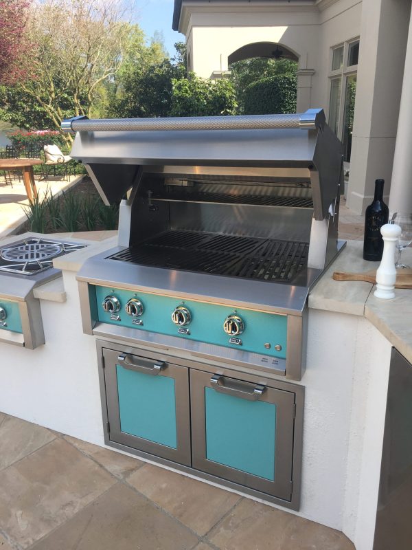 36″ Hestan Outdoor Built-In Grill (3 TRELLIS BURNERS)