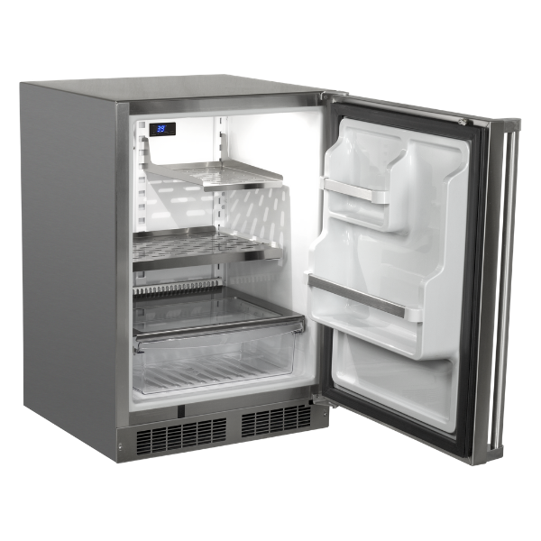 Marvel MORE224 24" Outdoor Refrigerator with Solid Door and Lock