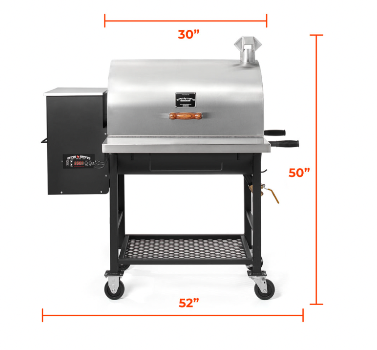Pitts and top spitts pellet smoker