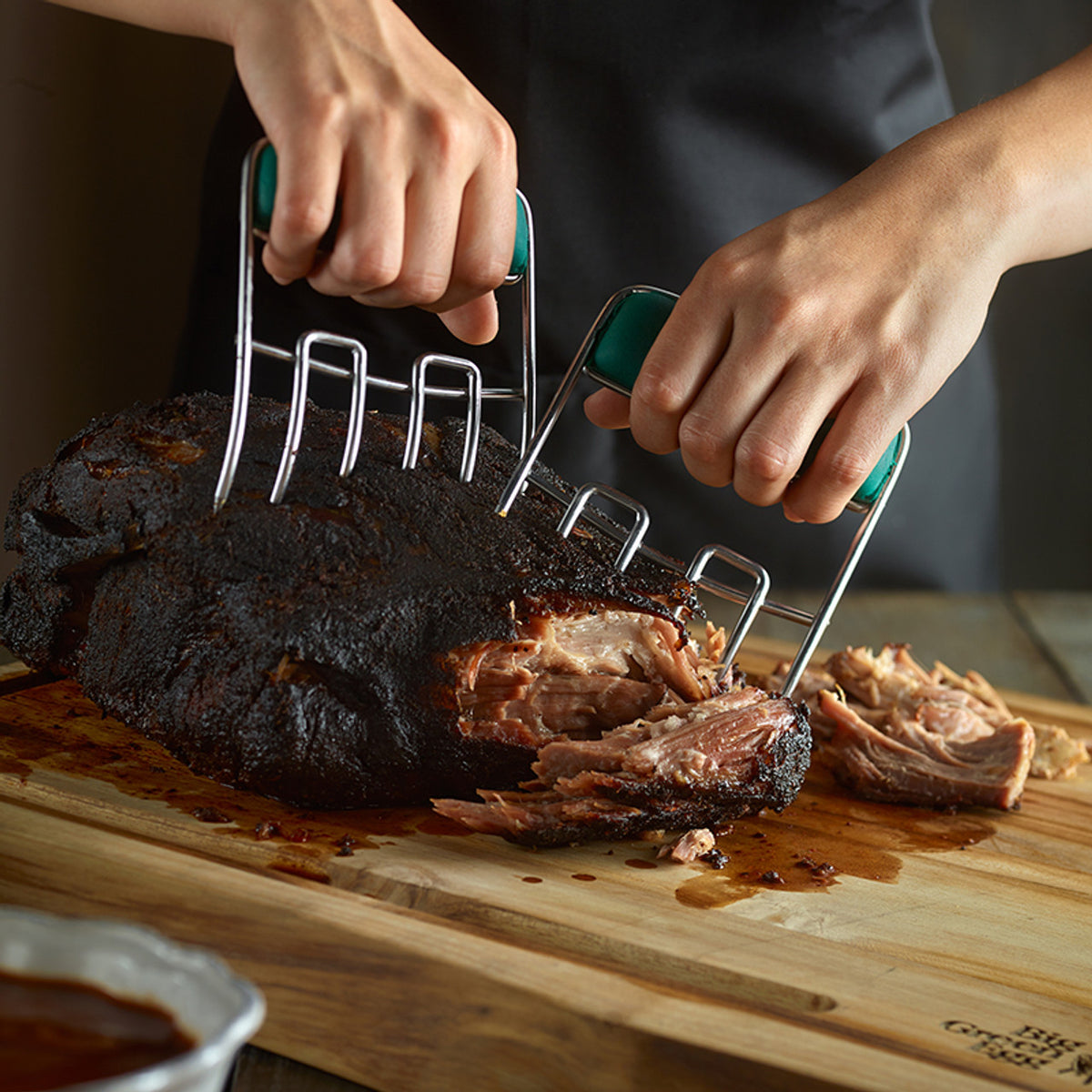 Big Green Egg Stainless Steel Meat Claws, Soft Grip Handles