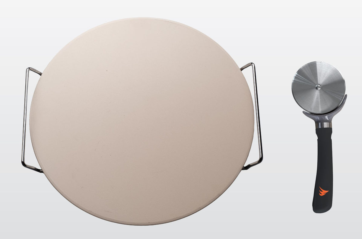 Memphis Pizza Stone, Rack and Cutter