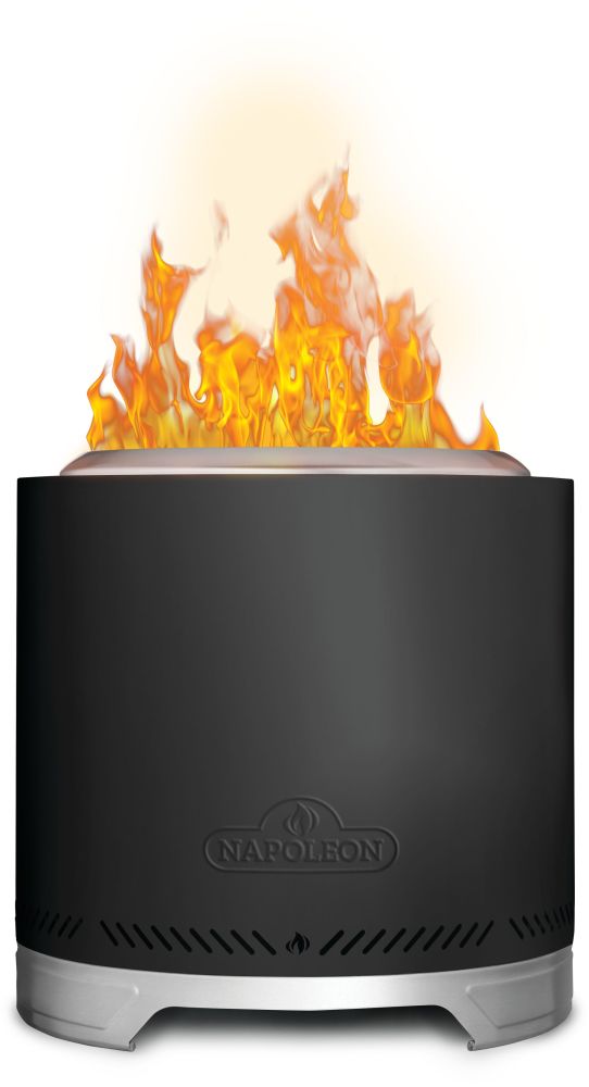 Napoleon TIMBERWOLF Smokeless Wood Fire Pit, Medium (18&quot;), Phantom