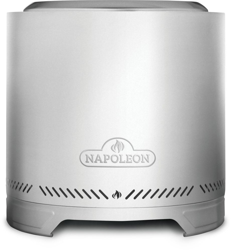 Napoleon TIMBERWOLF Smokeless Wood Fire Pit, Medium (18"), Stainless Steel