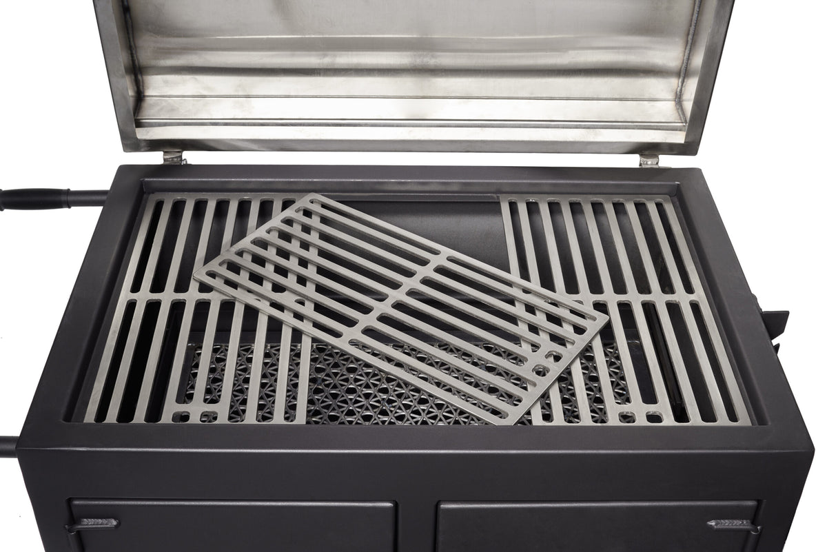 Pitts &amp; Spitts 24&quot; x 36&quot; Adjustable Charcoal Grill (Flat Top)