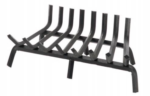 Pilgrim Matte Black Zero Clearance T-Series Fireplace Grate