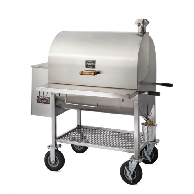 Pitts & Spitts Maverick 2000 Pellet Grill - Stainless Steel