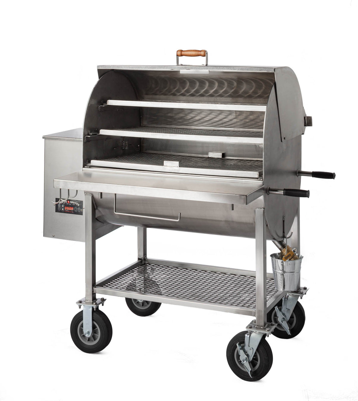 Pitts &amp; Spitts Maverick 2000 Pellet Grill - Stainless Steel