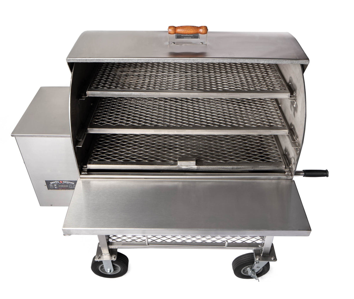 Pitts &amp; Spitts Maverick 2000 Pellet Grill - Stainless Steel