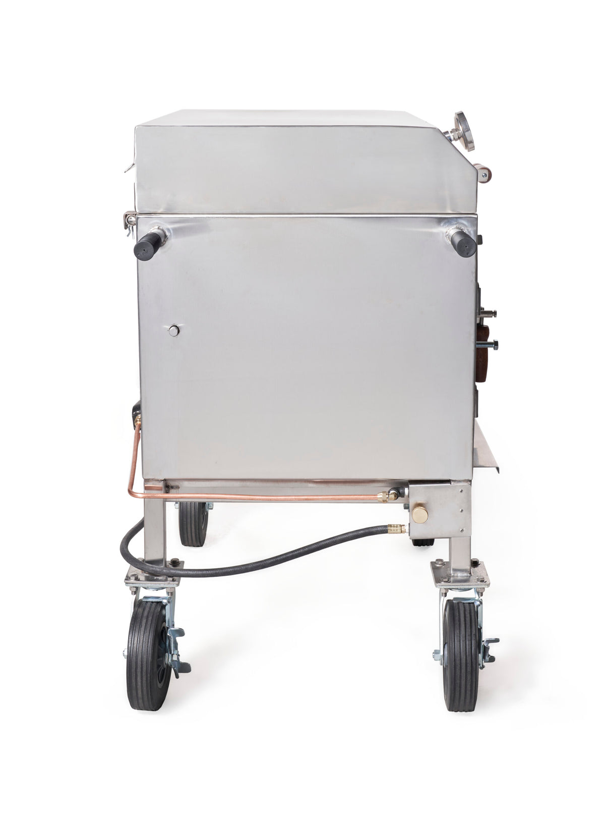 Pitts &amp; Spitts 24&quot; x 36&quot; Adjustable Stainless Steel Charcoal Grill (Flat Top)