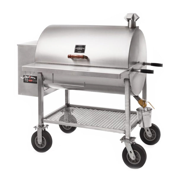 Pitts & Spitts Maverick 1250 Pellet Grill - Stainless Steel