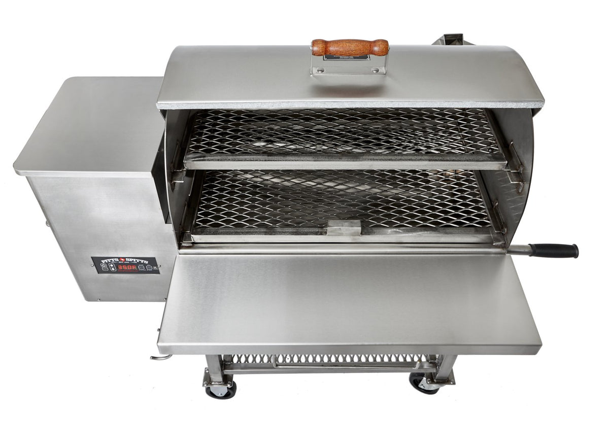 Pitts &amp; Spitts Maverick 850 Pellet Grill - Stainless Steel