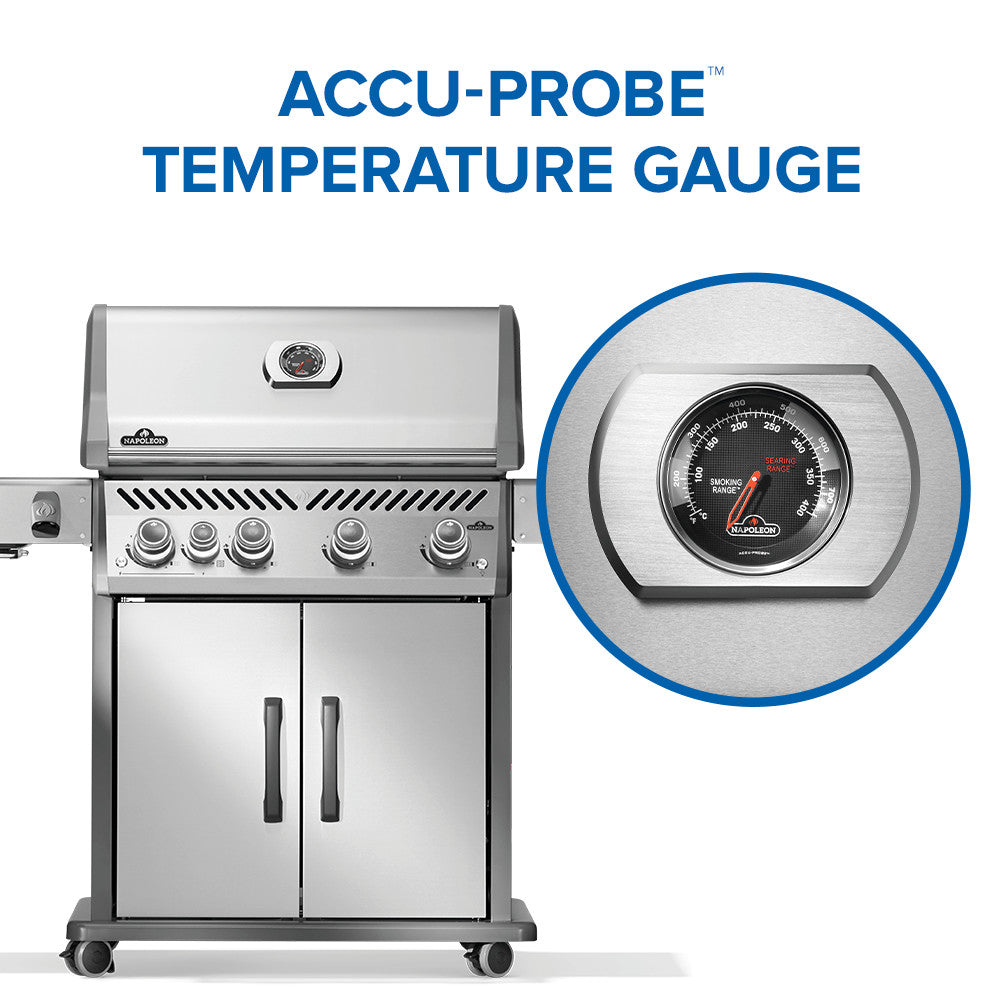 Napoleon Rogue® PRO 525 SIB with Infrared Side Burner (Stainless Steel)