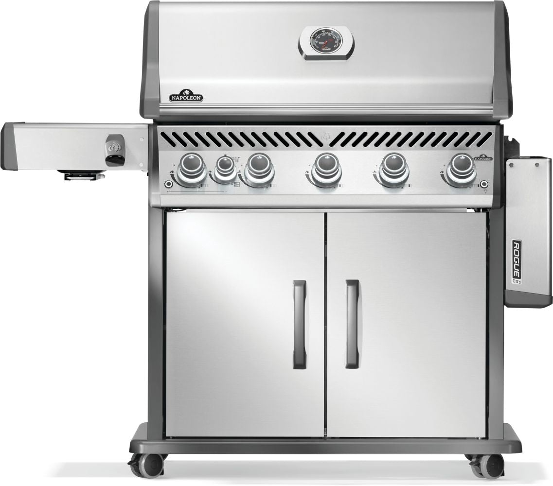 Napoleon Rogue PRO 625 Gas Grill with Infrared Side Burner (Stainless Steel)