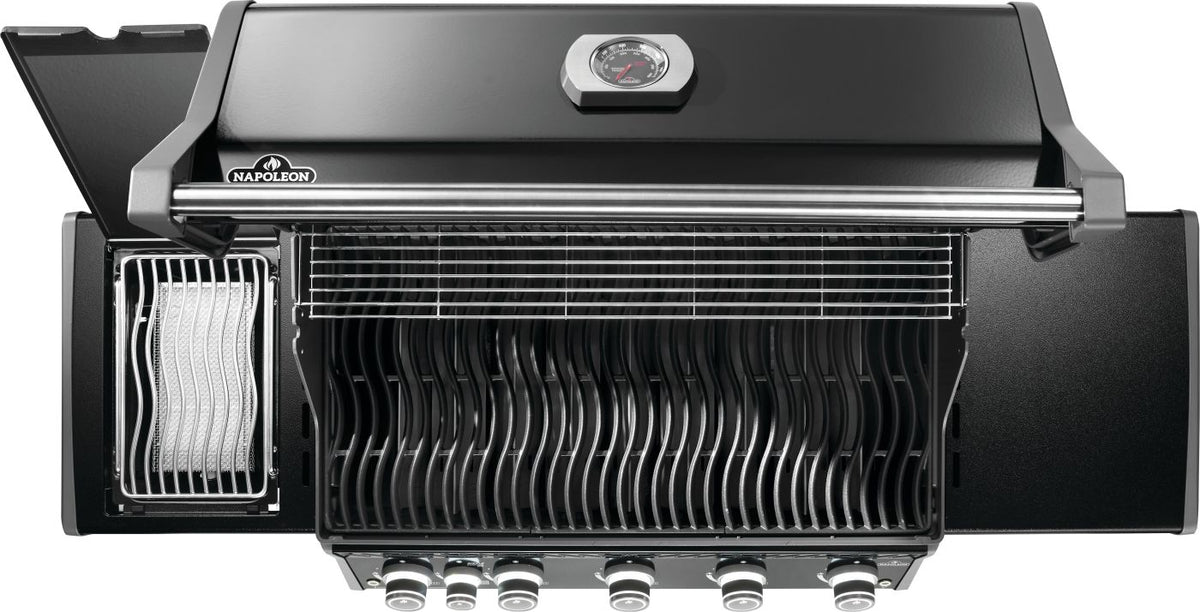 Napoleon Rogue PRO 625 Gas Grill with Infrared Side Burner (Black)