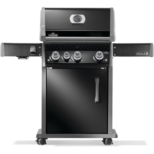 Napoleon Rogue PRO 425 Gas Grill with Infrared Side Burner (Black)