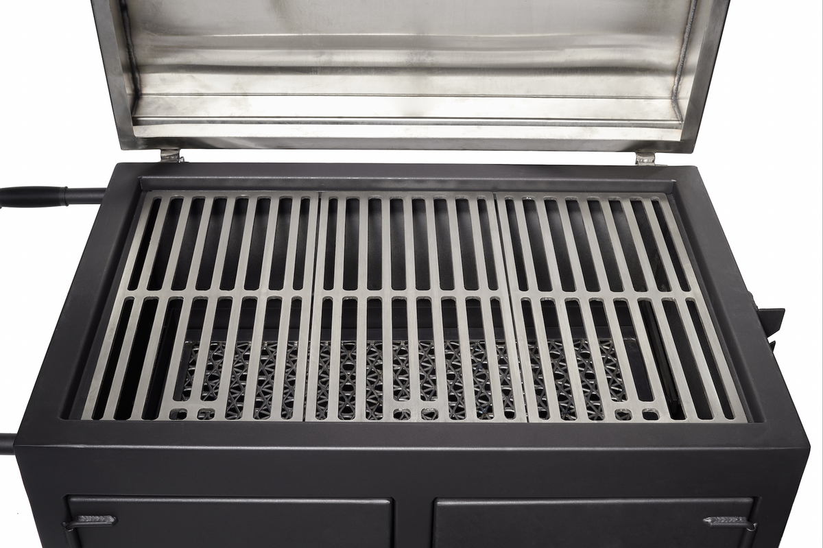 Pitts &amp; Spitts 24&quot; x 36&quot; Adjustable Charcoal Grill (Flat Top)