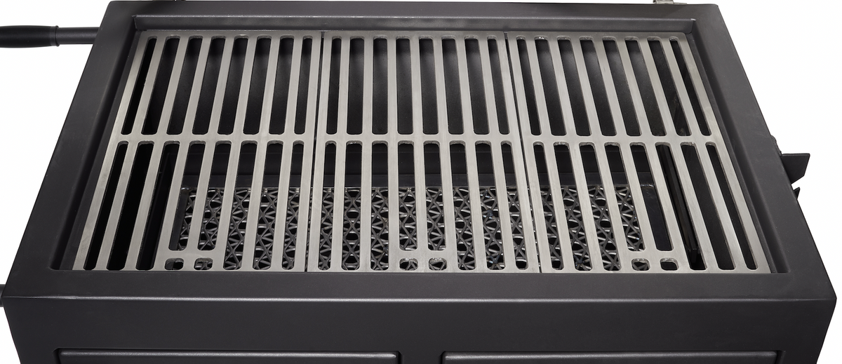 Pitts &amp; Spitts 24&quot; x 36&quot; Adjustable Charcoal Grill (Roll Top)