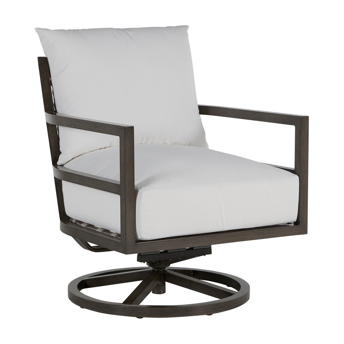 Santa Barbara Aluminum Swivel Rocker with Cushion