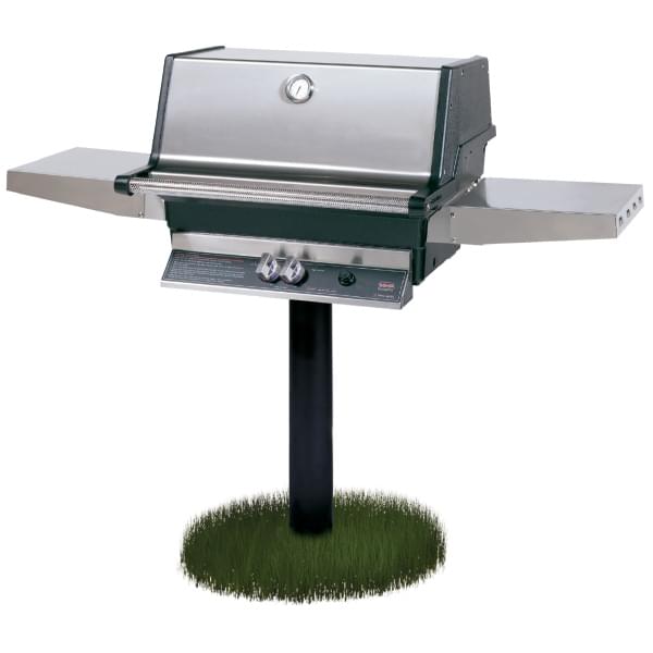 MHP TJK2 Gas Grill with Drop Down Shelves