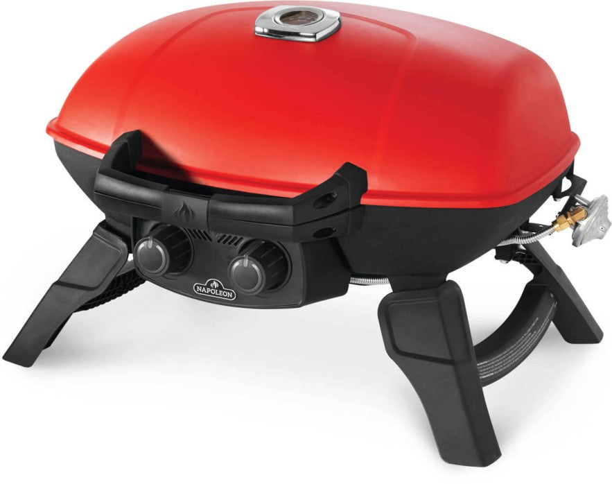 Napoleon TravelQ™ 285 Portable Gas Grill, Propane, Red