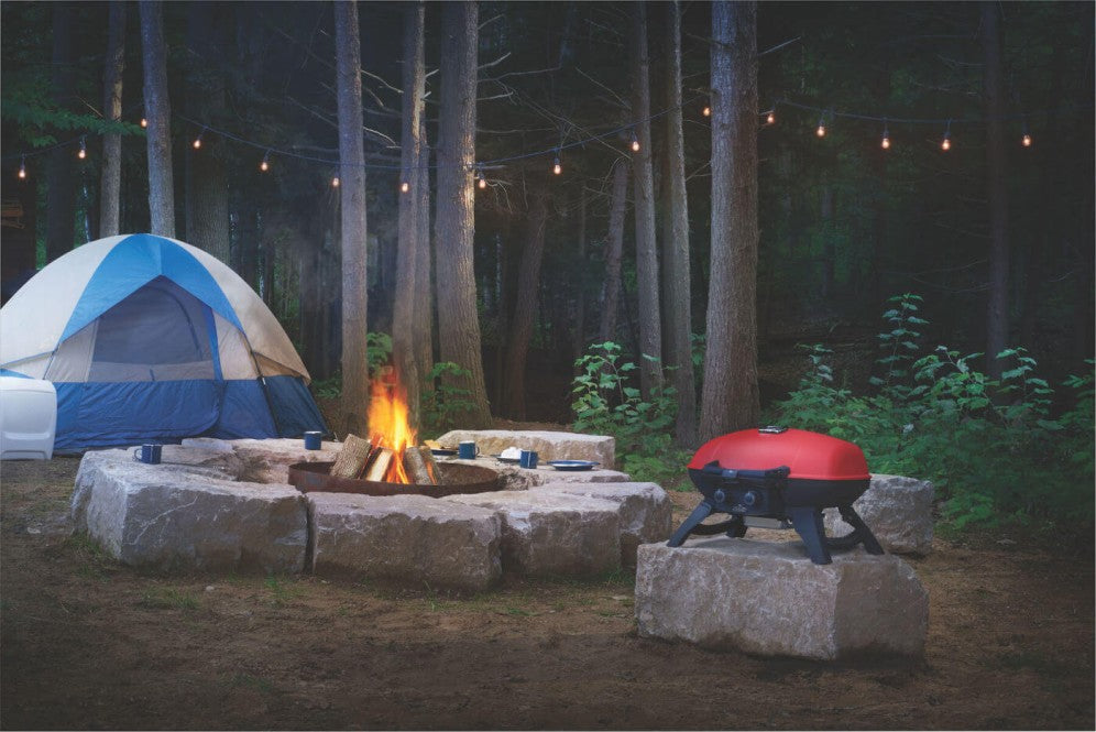 Napoleon TravelQ™ 285 Portable Gas Grill, Propane, Red