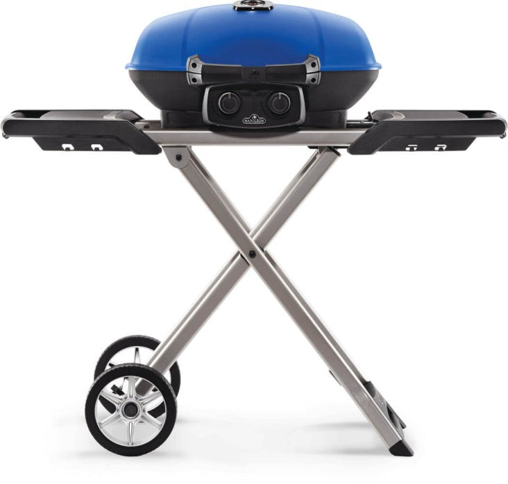 TravelQ™ PRO285X Portable LP Gas Grill with Scissor Cart