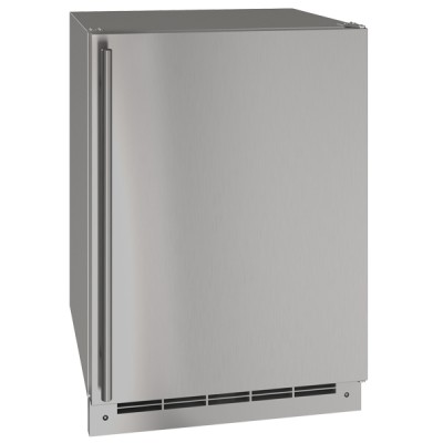 U-Line 24&quot; Outdoor Refrigerator, Stainless Solid Door