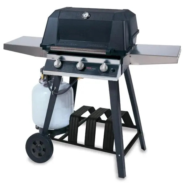 MHP Hybrid Series Gas Grill with Drop Down Shelves
