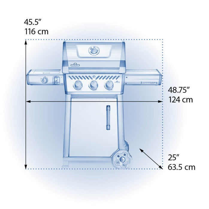 Napoleon FreeStyle 365 Gas Grill with Range Side Burner