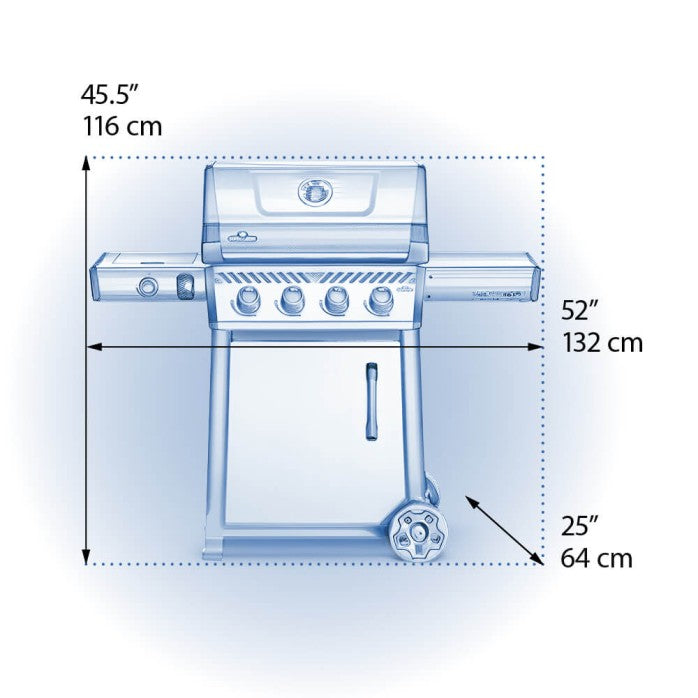 Napoleon FreeStyle 425 Gas Grill with Range Side Burner