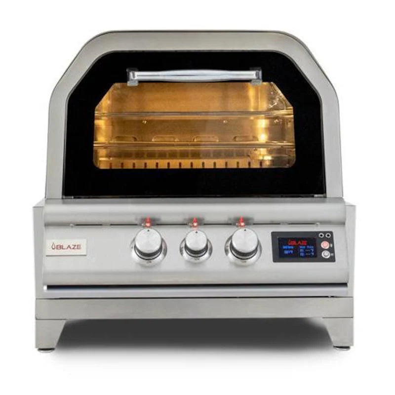 Blaze 26-Inch Gas Outdoor Pizza Oven With Rotisserie