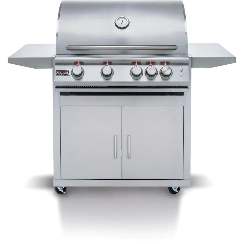 Blaze Premium LTE 32&quot; 4-Burner Marine Grade Gas Grill with Rear Burner and Built-in Lighting System