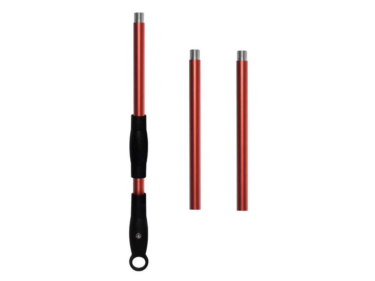 Alfa 48-Inch 5-Piece Pizza Peel Set - Red