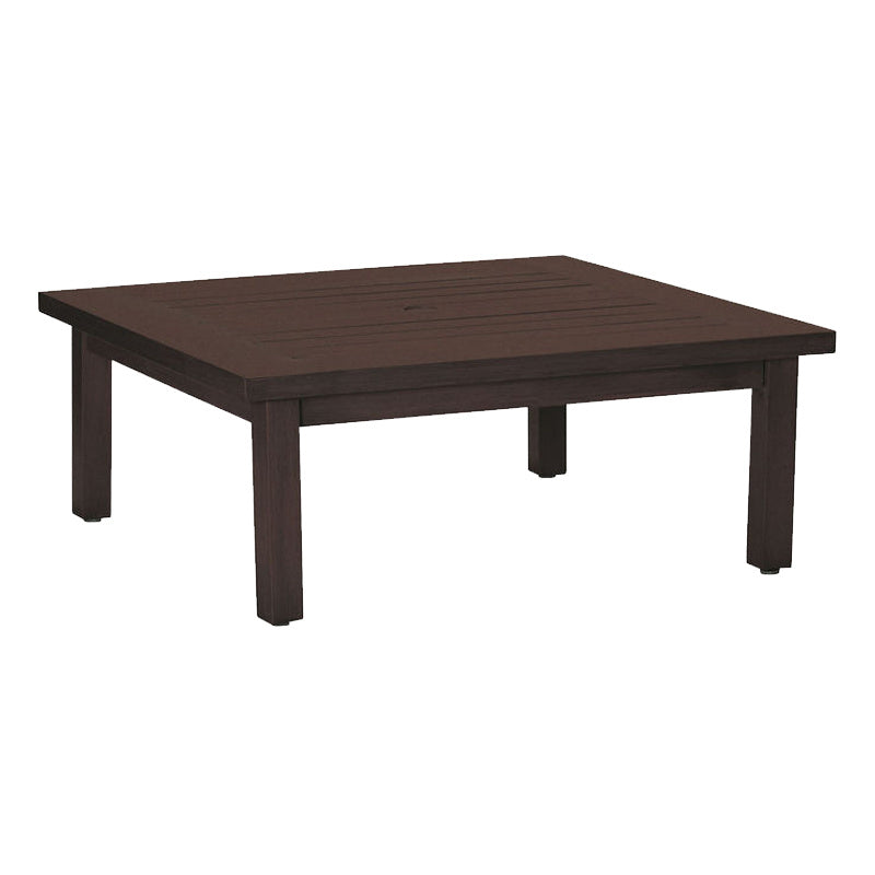 Club Aluminum Square Coffee Table