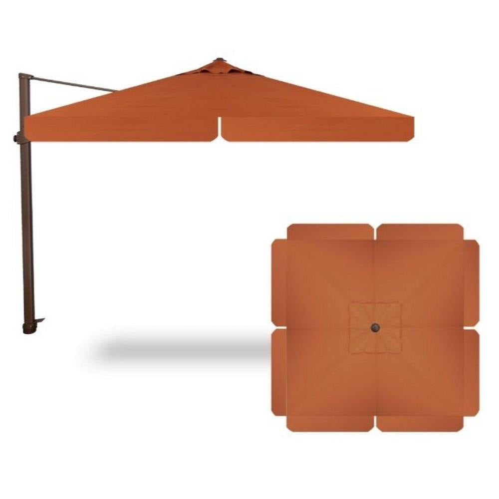 Treasure Garden 10' AG25TSQR Square Cantilever Umbrella