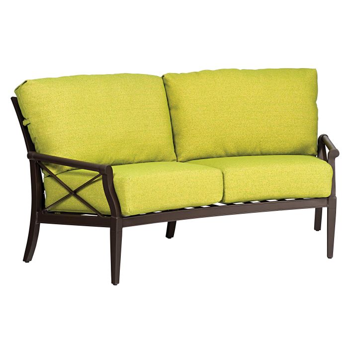 Andover Cushion Crescent Love Seat