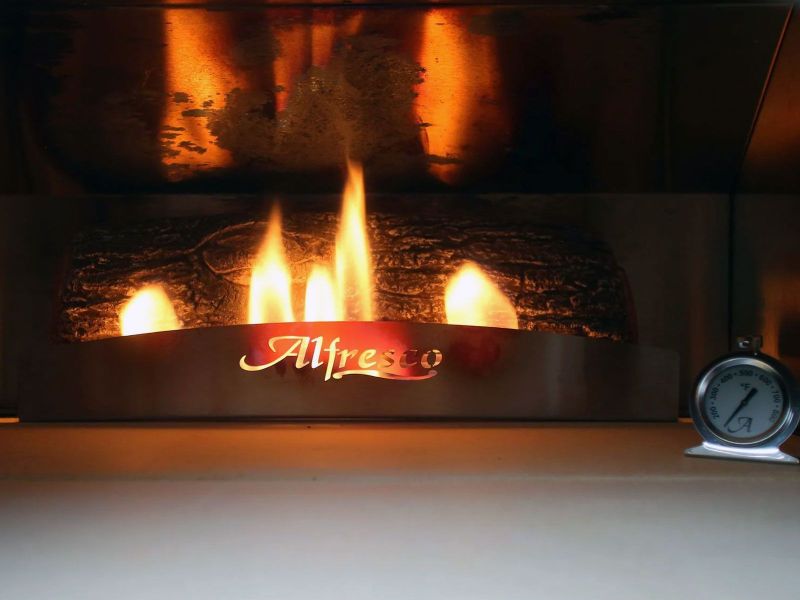 Alfresco 30-Inch Countertop Gas Outdoor Pizza Oven Plus