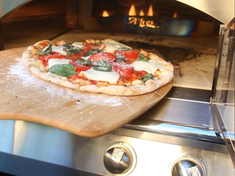 Alfresco 30-Inch Countertop Gas Outdoor Pizza Oven Plus