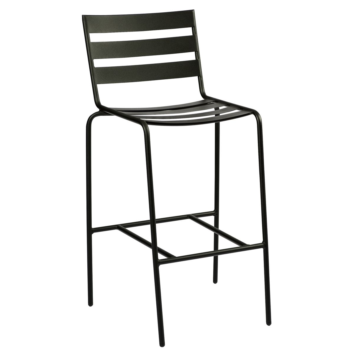 Metro Textured Black Bar Stool