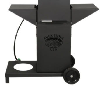 Buck Stove Cart with Wheels for Buck USA Fryer