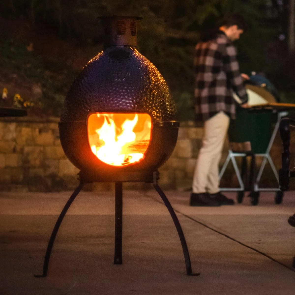 Big Green Egg Chimenia