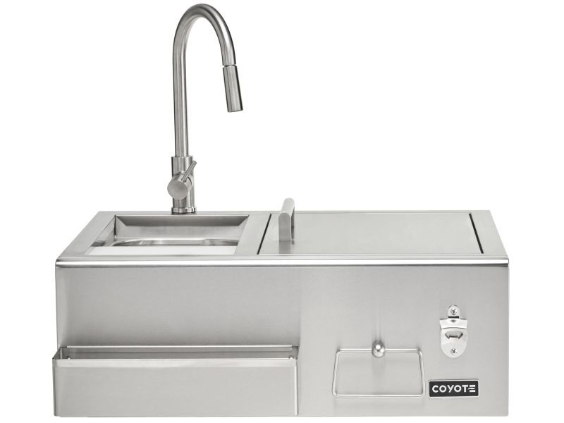 Coyote 30" Stainless Steel Built-In Refreshment Center
