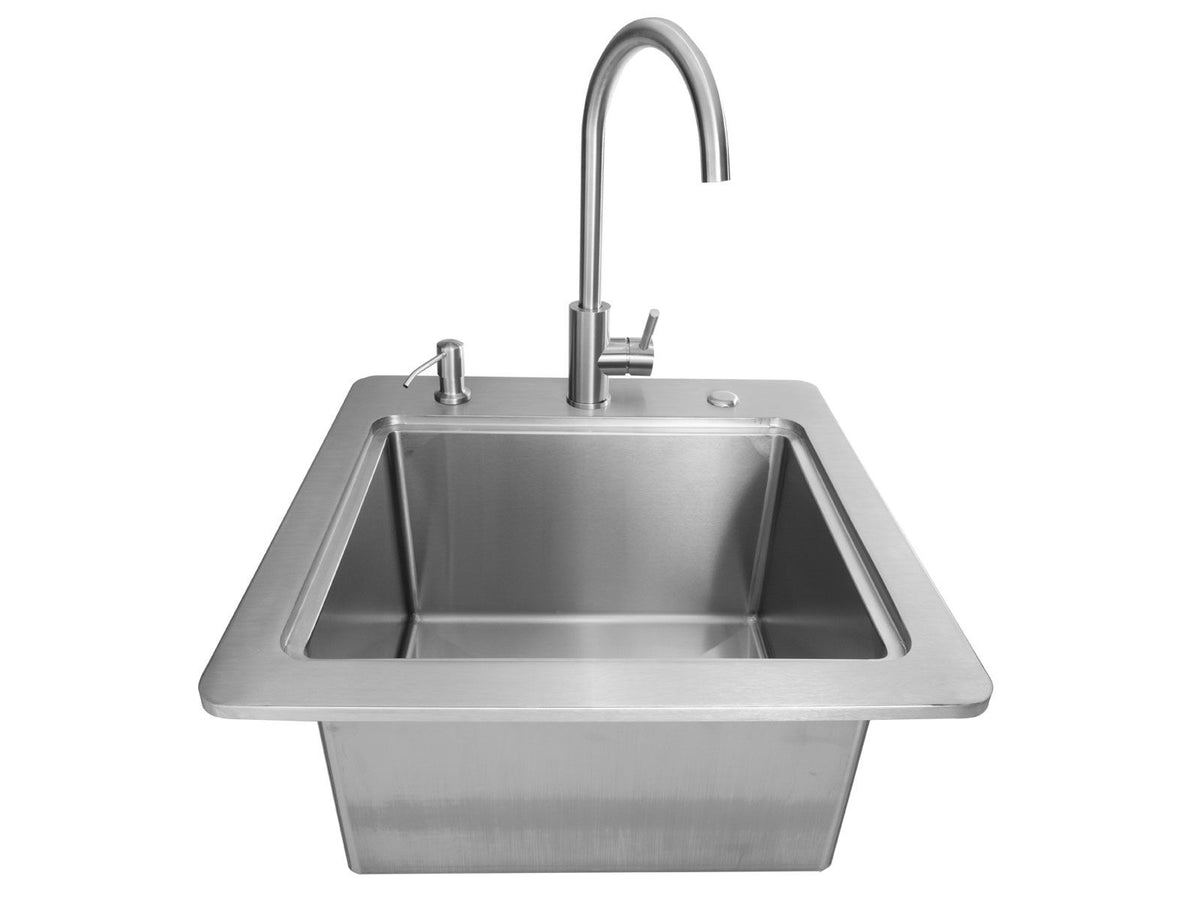 Coyote 21&quot; Sink w/ Drain, Faucet &amp; Soap Dispenser