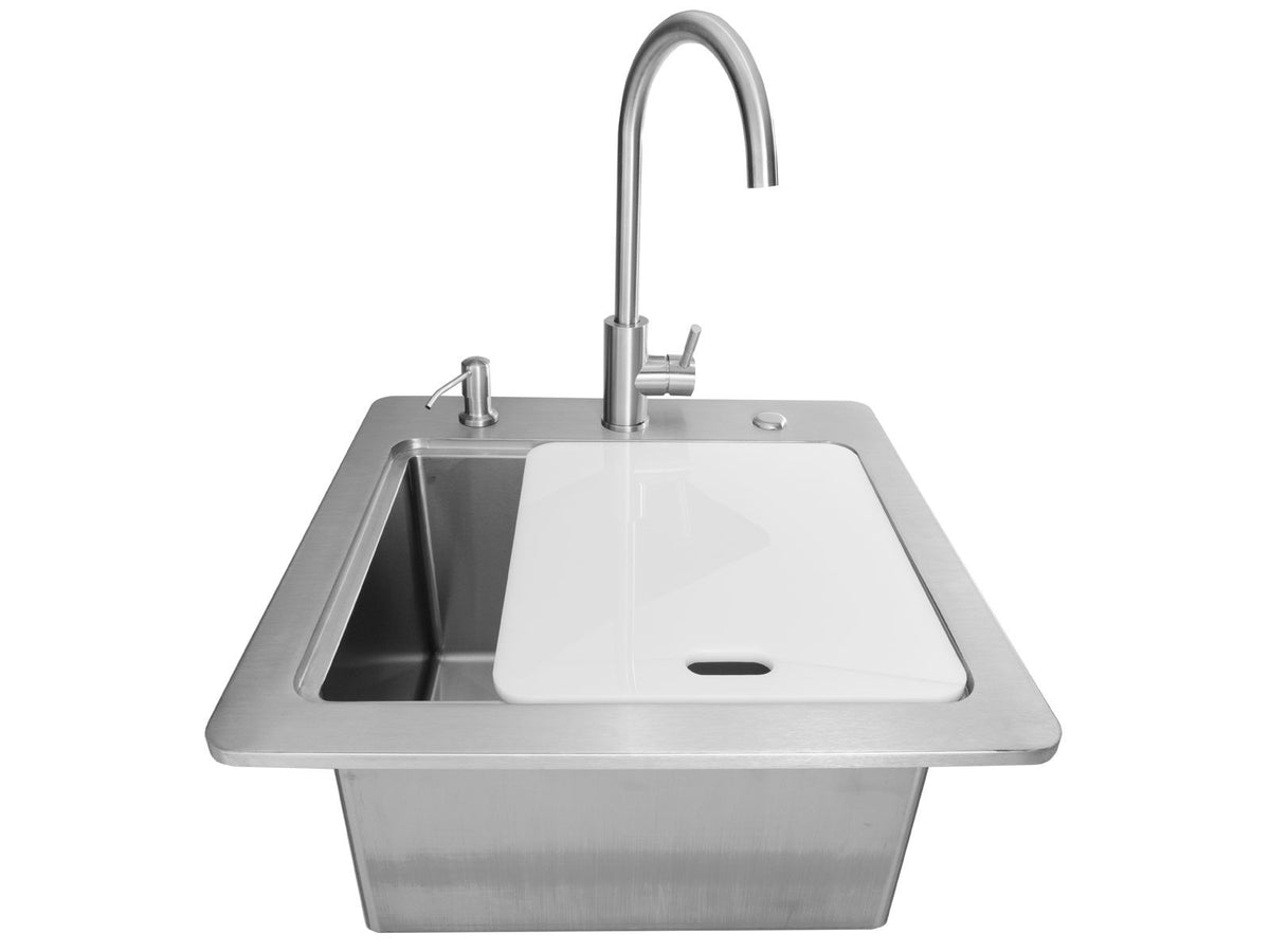 Coyote 21&quot; Sink w/ Drain, Faucet &amp; Soap Dispenser