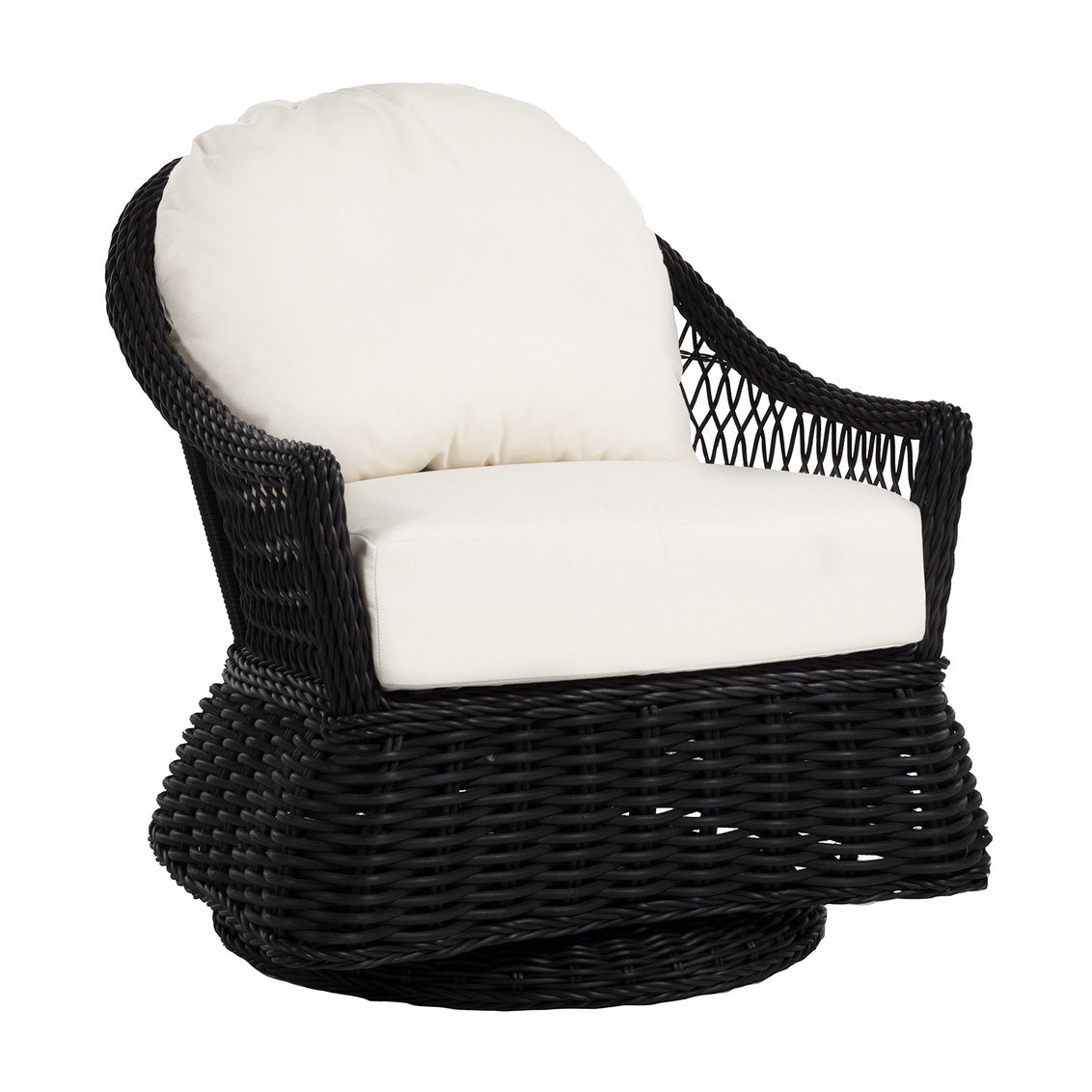 Soho Woven Swivel Glider