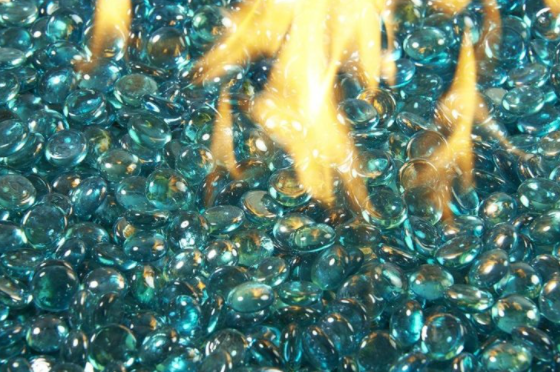Outdoor Greatroom Tempered Fire Glass Gems (5 lbs)