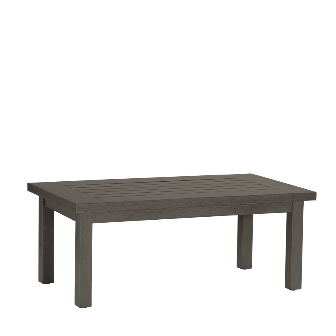 Club Aluminum Rectangular Coffee Table (48&quot; x 22.5&quot;)