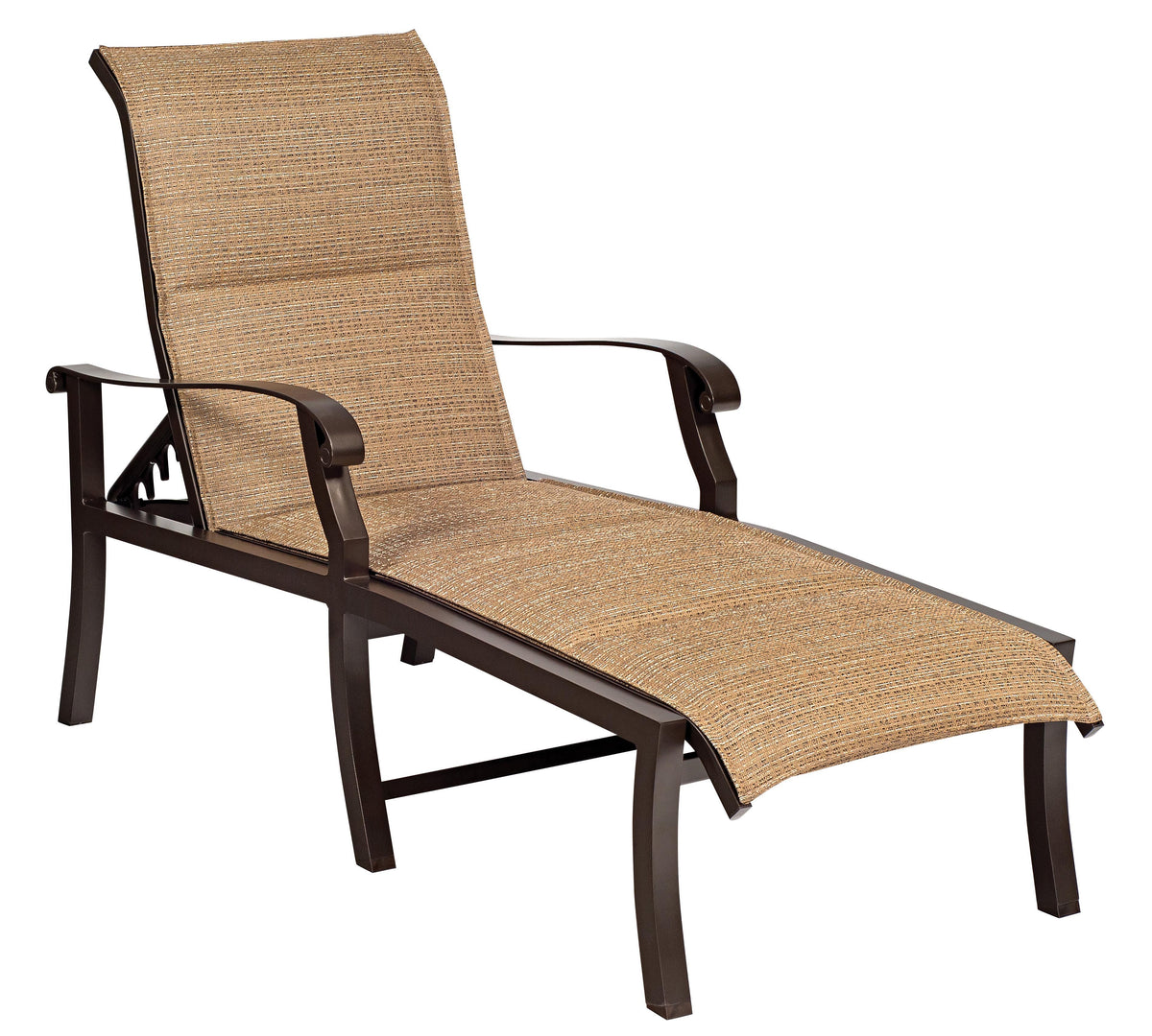Cortland Padded Sling Adjustable Chaise Lounge