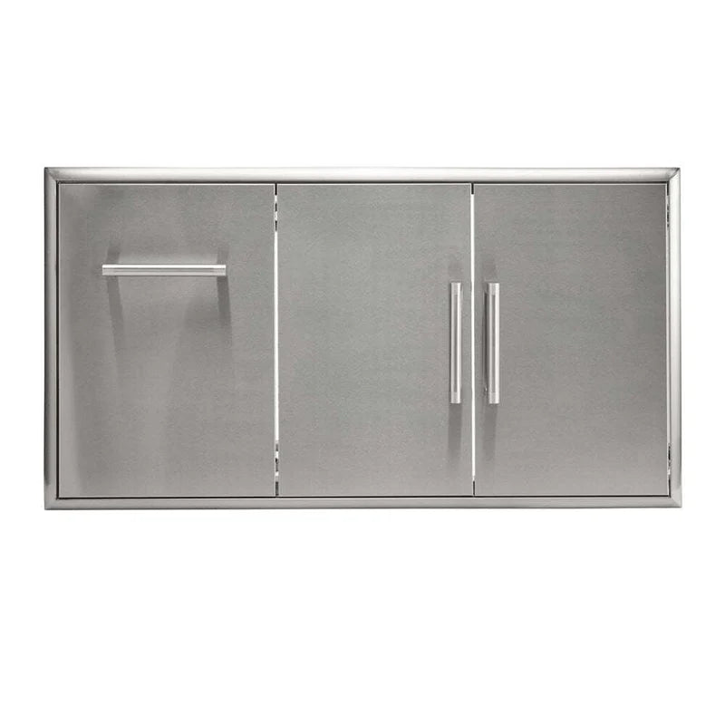 Coyote 45" Double Access Doors with Roll Out Trash